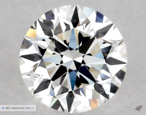 0.5 carat G-VS1 Excellent cut Natūralus Round Deimantas (1)