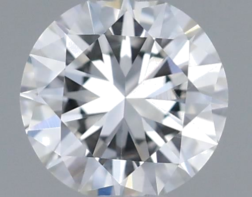 0.19 carat F-VVS1 GD cut Natūralus Round Deimantas (1)