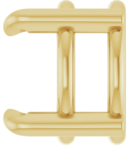 14K Yellow 6.5 mm Round Pendant Mounting (3)