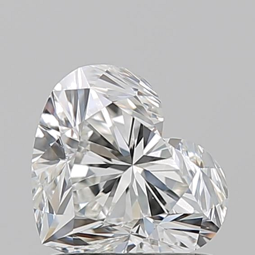 1.01 carat H-VVS2 Natūralus Heart Deimantas (1)