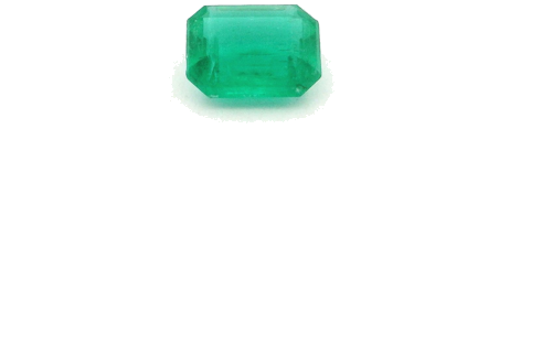 0.38 carat GREEN STEP cut Octagonal Smaragdas (1)