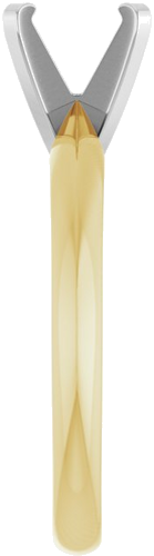 Sužadėtuvių Žiedas „Solitaire“ 585 Baltojo Ir Geltonojo Aukso Round 7mm (4)