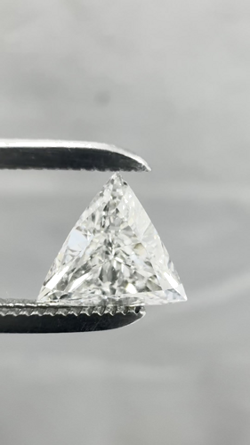 0.51 carat H-SI1 Natūralus Triangular Deimantas (1)