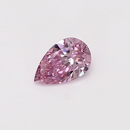 0.24 carat Purplish Pink-SI2 Natūralus Pear Deimantas (1)