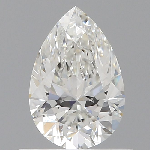 0.54 carat G-VVS2 Natūralus Pear Deimantas (1)