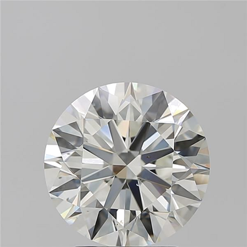 3.18 carat K-SI1 Excellent cut Natūralus Round Deimantas (1)