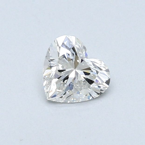 0.33 carat F-VVS1 Natūralus Heart Deimantas (1)