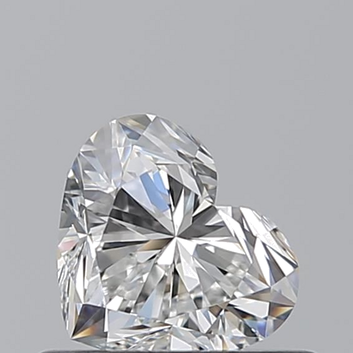 0.5 carat F-VVS1 Natūralus Heart Deimantas (1)