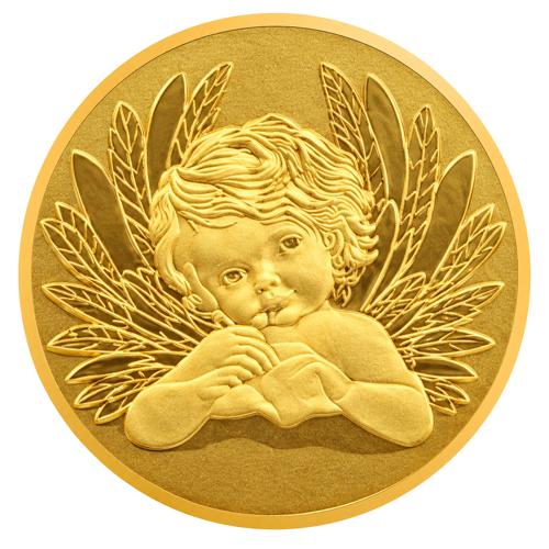 1/25 oz Little Angel Brother 2025 Niue Gold Coin (1)