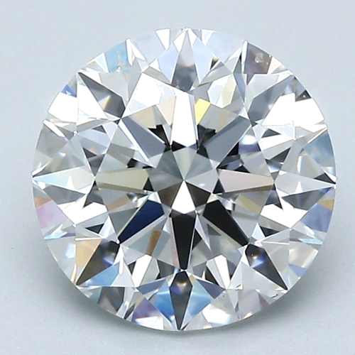 2.5 carat E-SI1 Excellent cut Natūralus Round Deimantas (1)