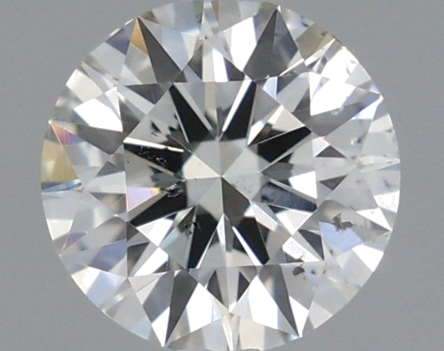 0.62 carat I-SI1 Excellent cut Natūralus Round Deimantas (1)