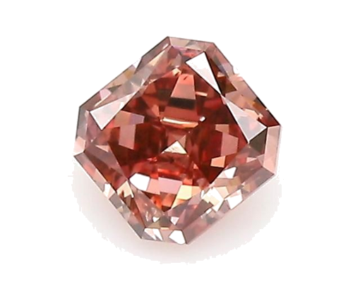 0.23 carat Fancy Deep Pink-SI2 Natūralus Radiant Deimantas (1)