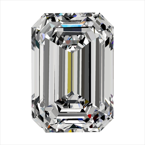 0.3 carat D-VVS2 Natūralus Emerald Deimantas (1)