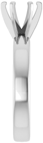 Sužadėtuvių Žiedas „Solitaire“ 585 Baltojo Aukso Round 6.5mm (4)