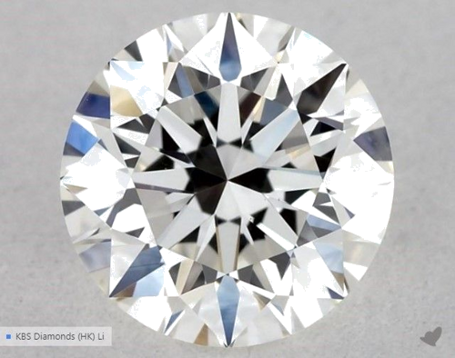 0.57 carat G-VS1 Excellent cut Natūralus Round Deimantas (1)