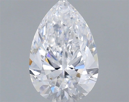 0.72 carat D-SI2 Natūralus Pear Deimantas (1)