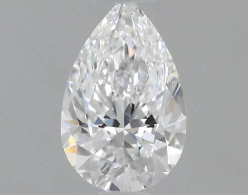 0.3 carat E-VVS1 Natūralus Pear Deimantas (1)