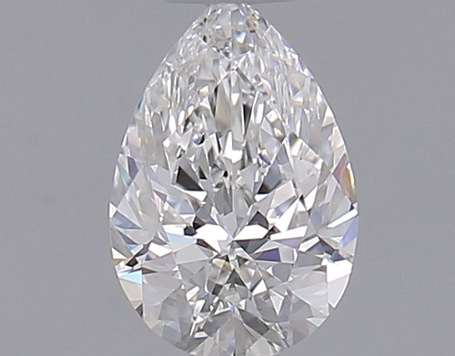 0.29 carat F-VVS2 Natūralus Pear Deimantas (1)