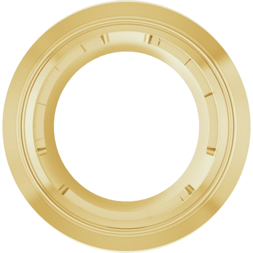 18K Yellow 5.2 mm Round Slide Pendant Mounting (1)