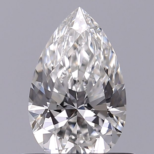 0.54 carat G-IF Natūralus Pear Deimantas (1)