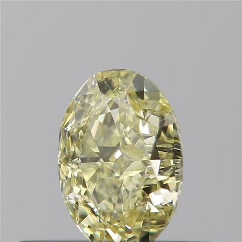 0.41 carat Fancy  Yellow-VS1 Natūralus Oval Deimantas (1)