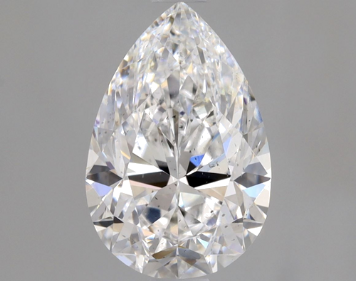 1.5 carat E-SI2 Natūralus Pear Deimantas (1)