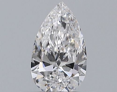 0.38 carat D-VVS1 Natūralus Pear Deimantas (1)
