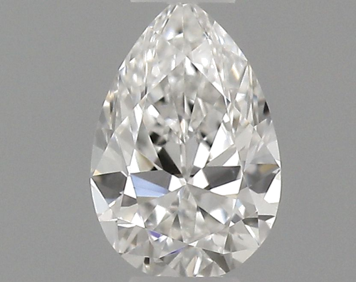 0.23 carat F-VVS1 Natūralus Pear Deimantas (1)