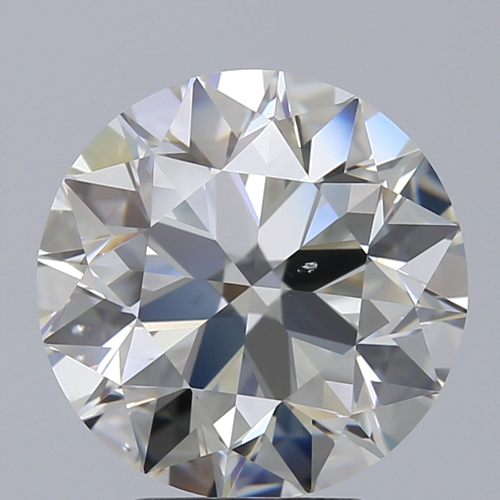 4.01 carat I-SI1 Excellent cut Natūralus Round Deimantas (1)