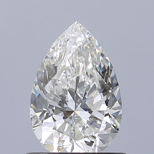 0.71 carat H-IF Natūralus Pear Deimantas (1)