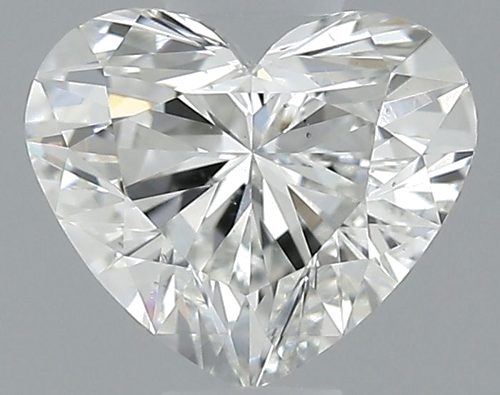 0.5 carat H-SI1 Natūralus Heart Deimantas (1)