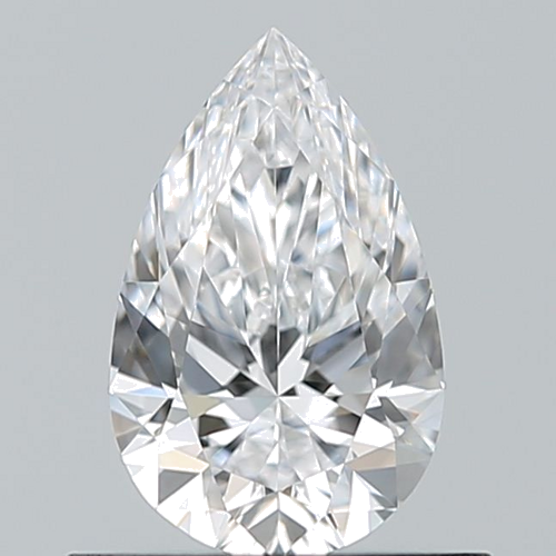 0.56 carat D-VVS2 Natūralus Pear Deimantas (1)