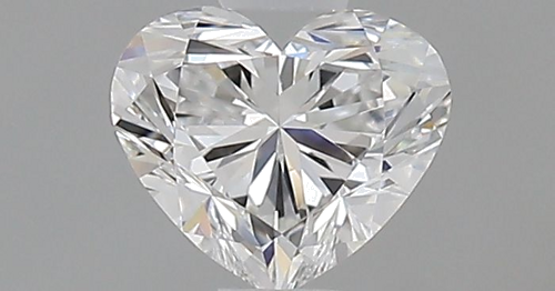 0.5 carat E-VVS2 Natūralus Heart Deimantas (1)