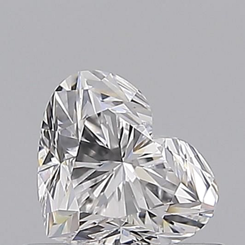 0.53 carat D-VS2 Natūralus Heart Deimantas (1)