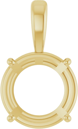 Pakabukas „Solitaire“ 585 Geltonojo Aukso Round 11mm (1)