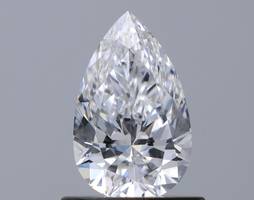 0.7 carat D-VVS1 Natūralus Pear Deimantas (1)