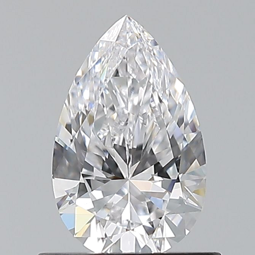 0.7 carat D-VS1 Natūralus Pear Deimantas (1)