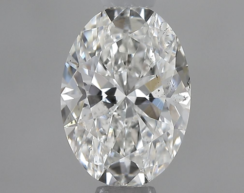0.76 carat G-SI2 Natūralus Oval Deimantas (1)