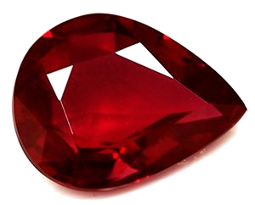 0.49 carat RED Pear Rubinas (1)