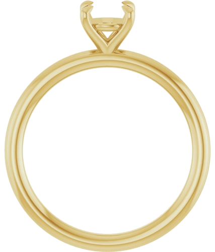 Sužadėtuvių Žiedas „Claw-Prong Solitaire“ 14k yellow gold Round 5.8mm (2)