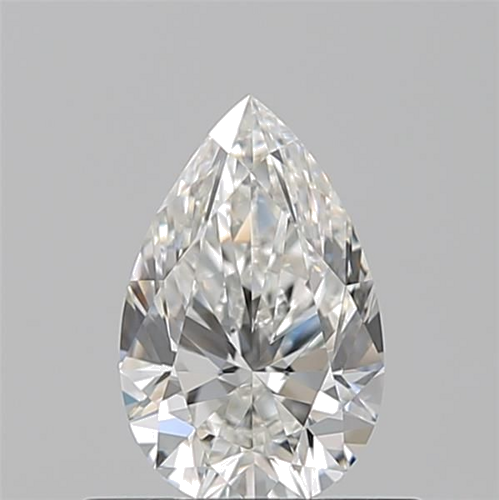 0.52 carat H-VVS2 Natūralus Pear Deimantas (1)