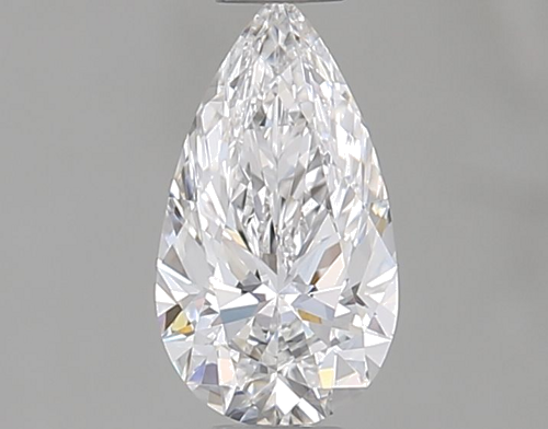 0.4 carat D-VVS1 Natūralus Pear Deimantas (1)