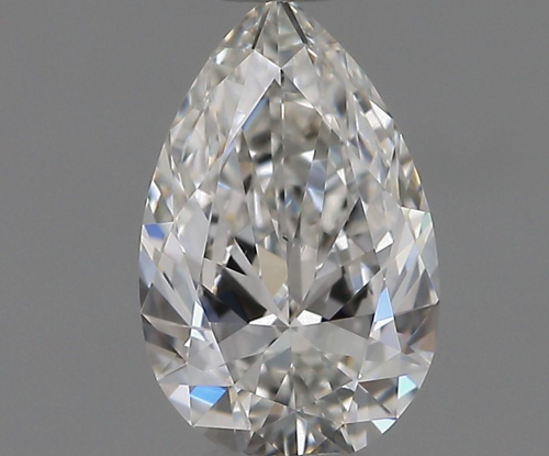 0.6 carat F-VS2 Natūralus Pear Deimantas (1)