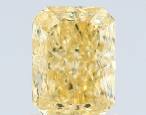 1.18 carat Fancy Yellow-VS1 Natūralus Radiant Deimantas (1)