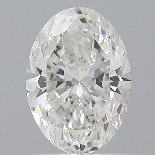 0.5 carat F-SI2 Natūralus Oval Deimantas (1)