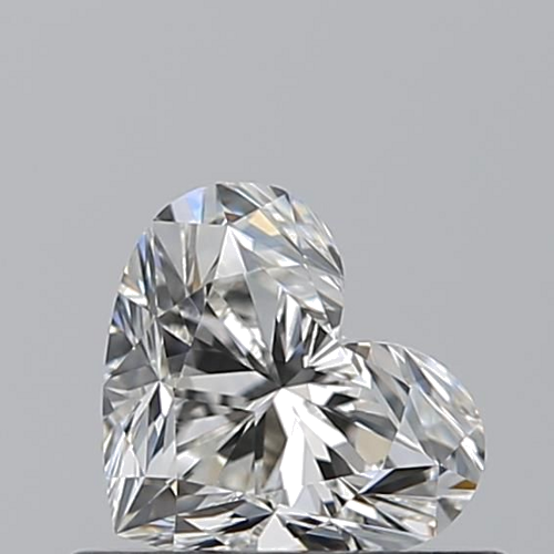 0.5 carat G-VVS1 Natūralus Heart Deimantas (1)