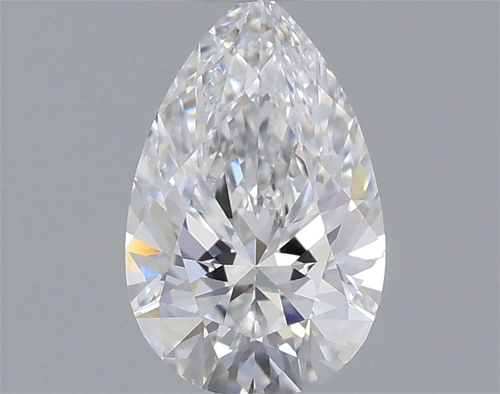 0.5 carat D-VS1 Natūralus Pear Deimantas (1)