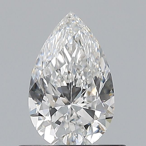 0.6 carat F-VS1 Natūralus Pear Deimantas (1)