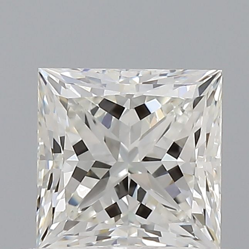 0.7 carat H-VVS2 Natūralus Princess Deimantas (1)