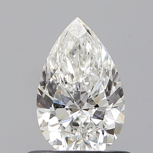 0.6 carat G-SI2 Natūralus Pear Deimantas (1)